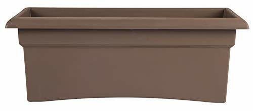 Bloem 57326CH Veranda Deck Box Planter, Chocolate , 26