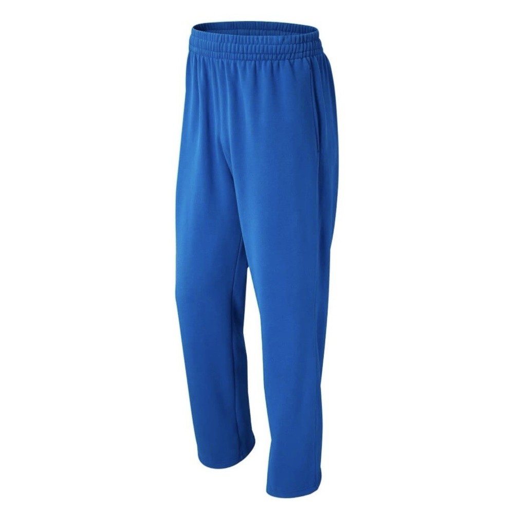 New Balance Fleece Training Sweatpants Blue w/ Pockets & Drawstrings Men Size L