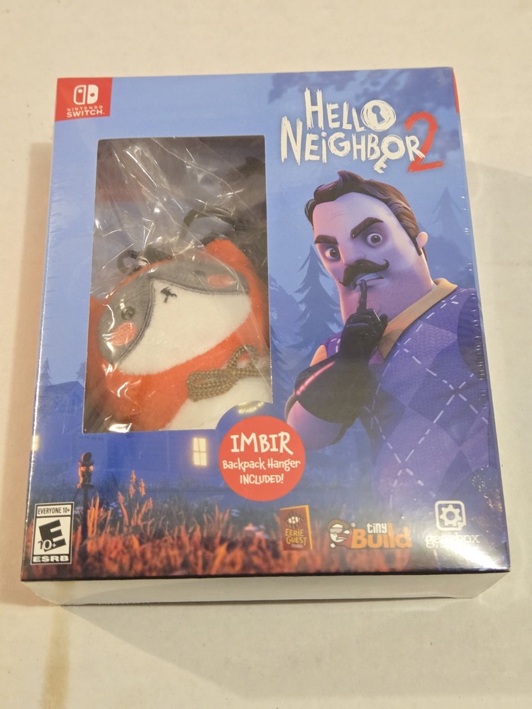 *NEW SEALED* Hello Neighbor 2 (w/Imbir Backpack Hanger) (Nintendo Switch)