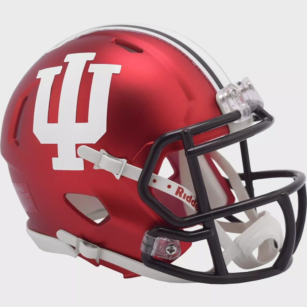 Indiana Hoosiers 2023 Speed Riddell Football Mini Helmet New in box
