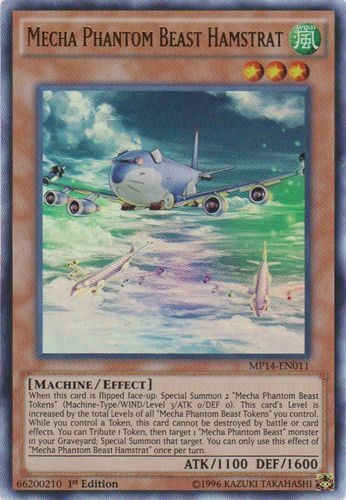 Mecha Phantom Beast Hamstrat - MP14-EN011 - Ultra Rare - 1st Edition - Lightly P