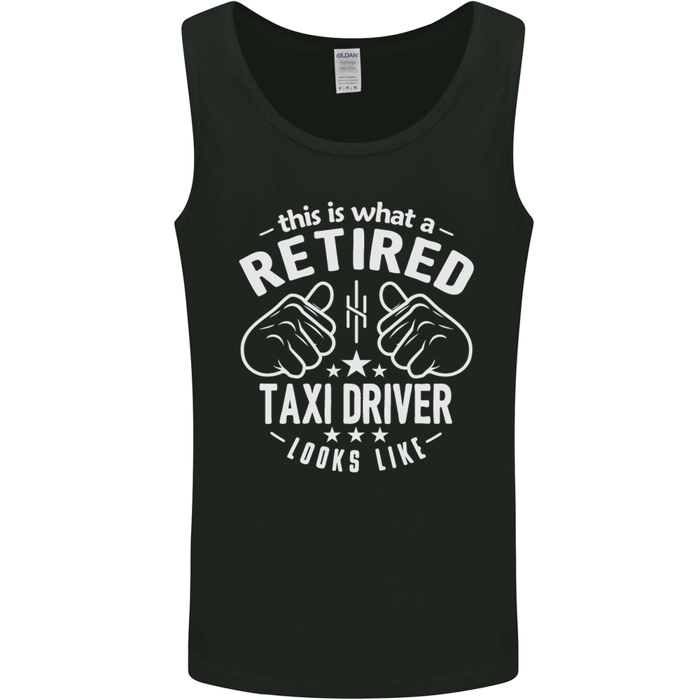 A Retired Taxi Driver Looks Like Mens Vest Tank Top