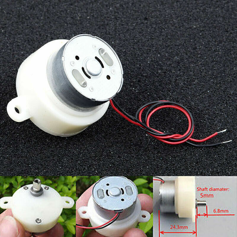 High Quality 3-9V Mini DC Gearmotor Micro Low Slow Speed Gear Motor Gearbox