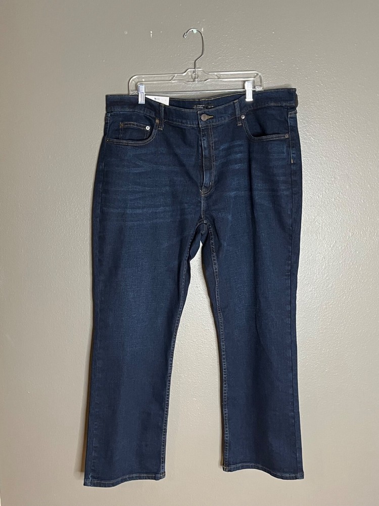 Members Mark Straight Fit Mens Stretch Denim Jeans 40x30-image