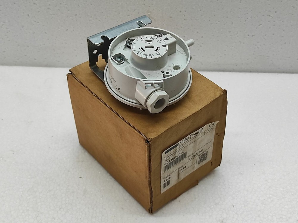 HUBA CONTROL 604 MECHANICAL PRESSURE SWITCH 0.2-3 mbar MAX 50/75 mbar 604.900000