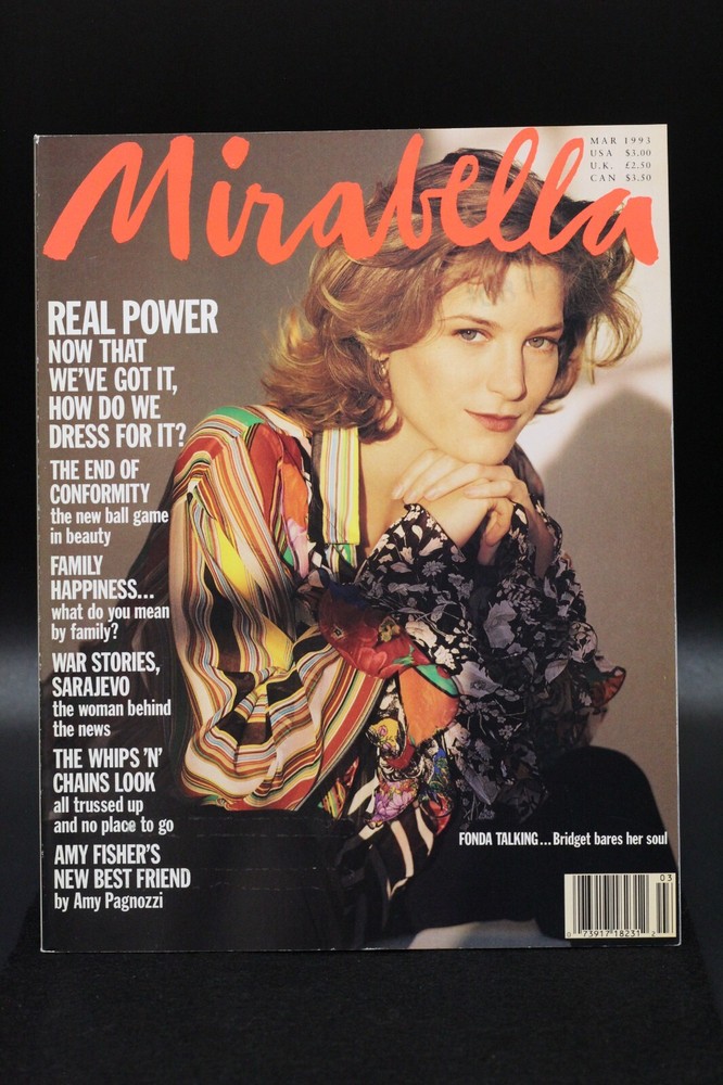 Mirabella Mar 1993 Bridget Fonda Cover Samuel Jackson Sex Fashion Beauty VF+