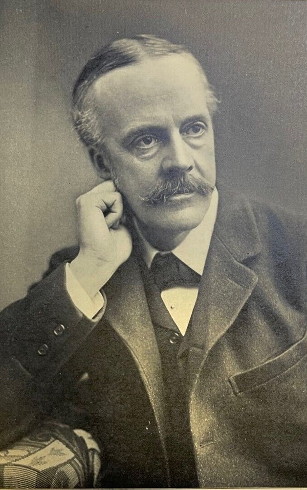 1904 Vintage Magazine Illustration Arthur J Balfour Premier of Great Britain