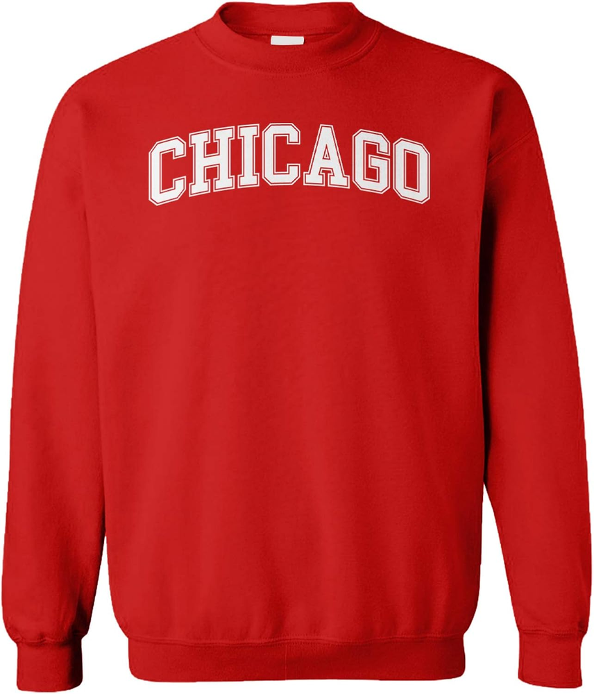 Chicago - State Proud Strong Unisex Crewneck Sweatshirt