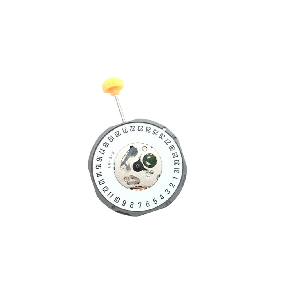 2.75mm Quartz 3-Hand Watch Movement with Date at 6 for Miyota 1M12 Repair or Replacement