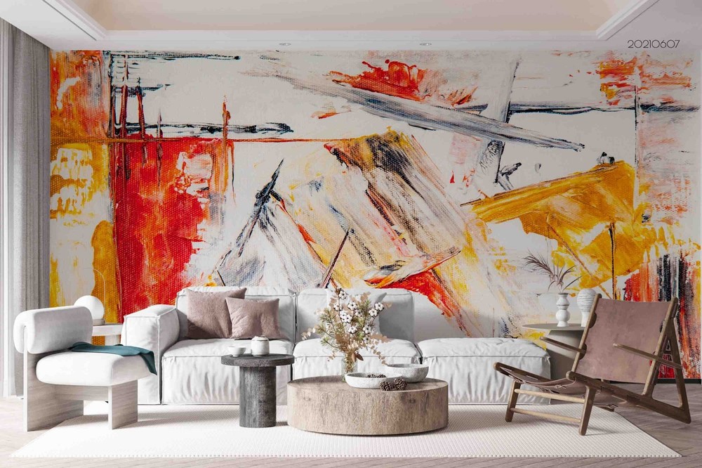 3D Abstract Oil Painting Wall Murals Wallpaper Murals Wall Sticker