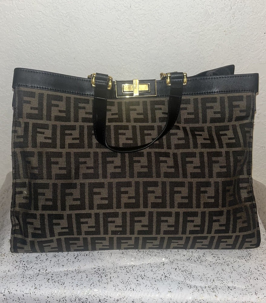 Fendie Designer Handbag Luxury Tote Shoulder Bag