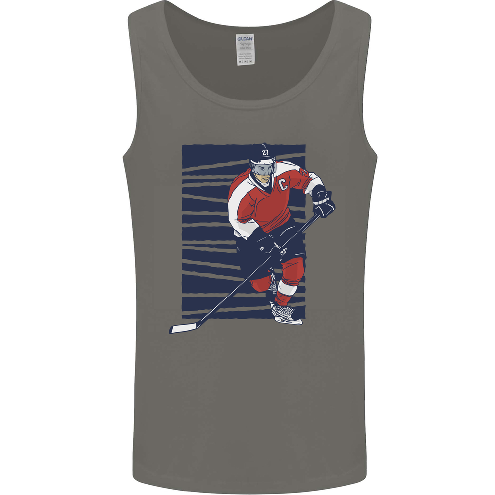 An Ice Hockey Player Mens Vest Tank Top