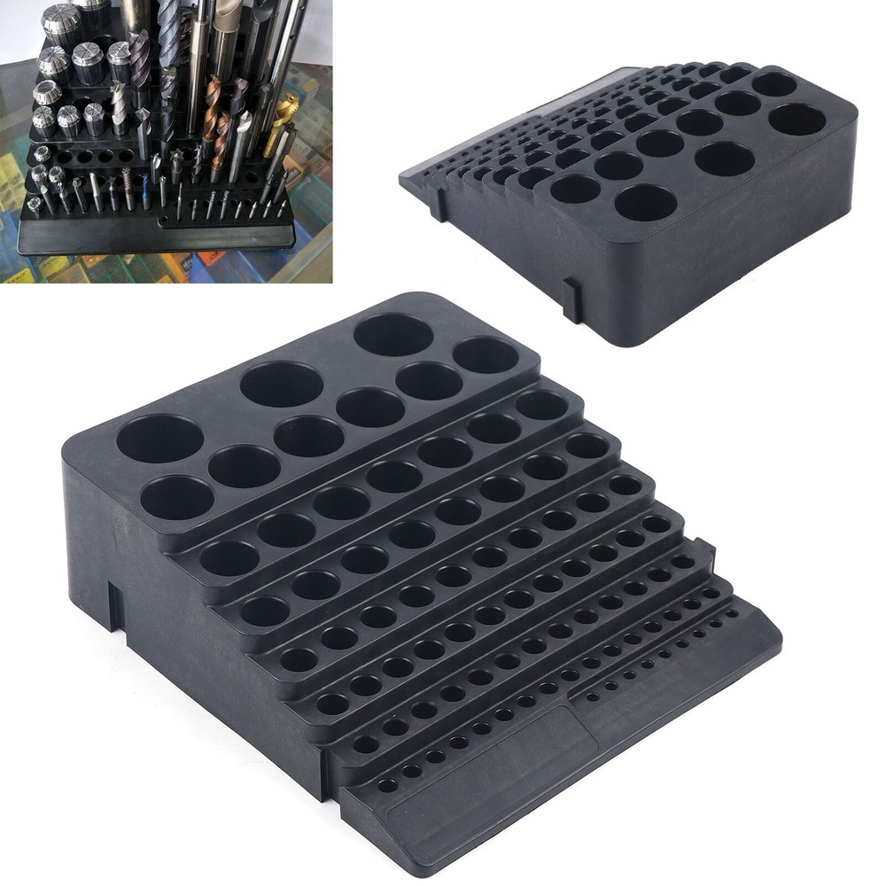 Rotary Tool Storage Box for Drill Bits & Milling Cutters - Organizer Holder
