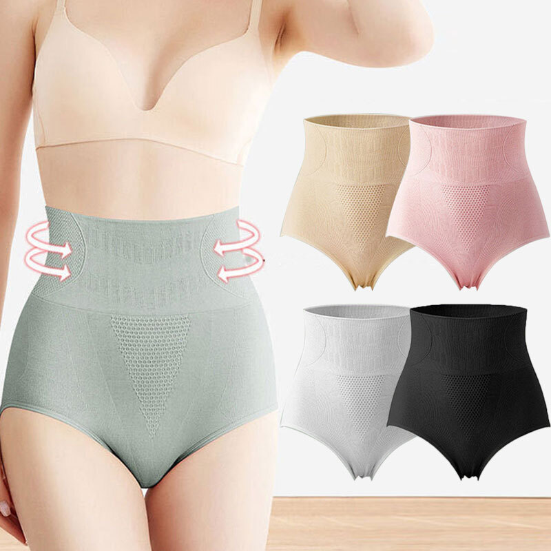 Women's High Waist Body Shaping Briefs for Tummy Control and Slimming