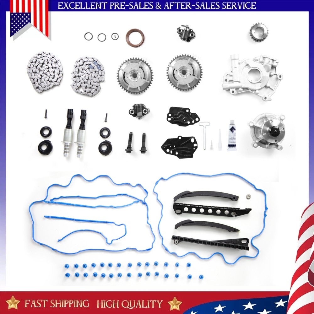 VVT Timing Chain Kit W/Oil Pump For 5.4L Ford F150 F-250 Super Duty F350 Lincoln