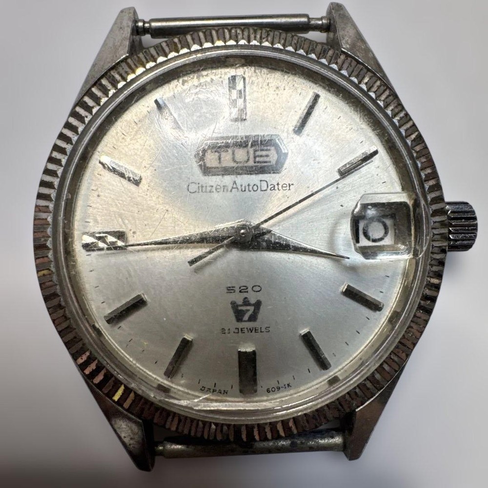 Automatic Winding Citizen 21 Jewel Watch Non-Operation Confirmation