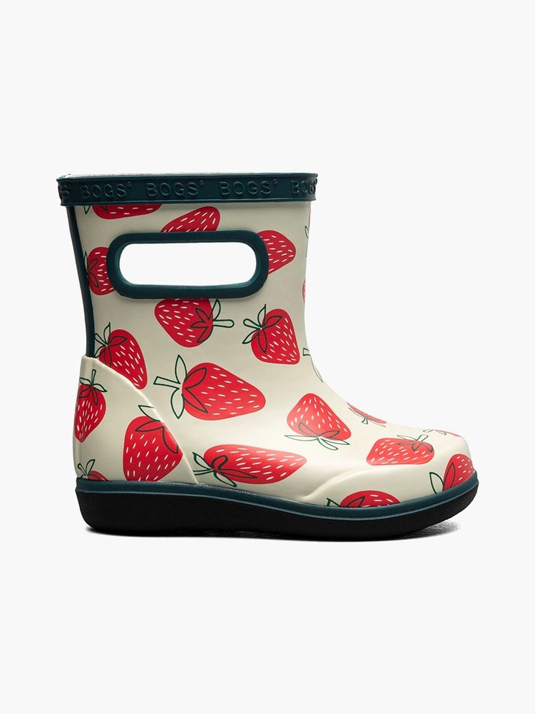 BOGS Skipper II Rain Boots Outdoor Toddler 10T Strawberries (Toddler/Little Kid)