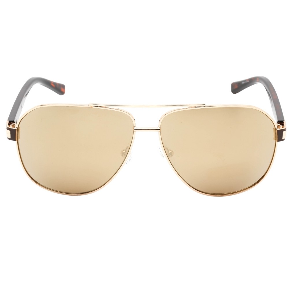 Guess GF0247 32G Gold-Tone Aviator Sunglasses