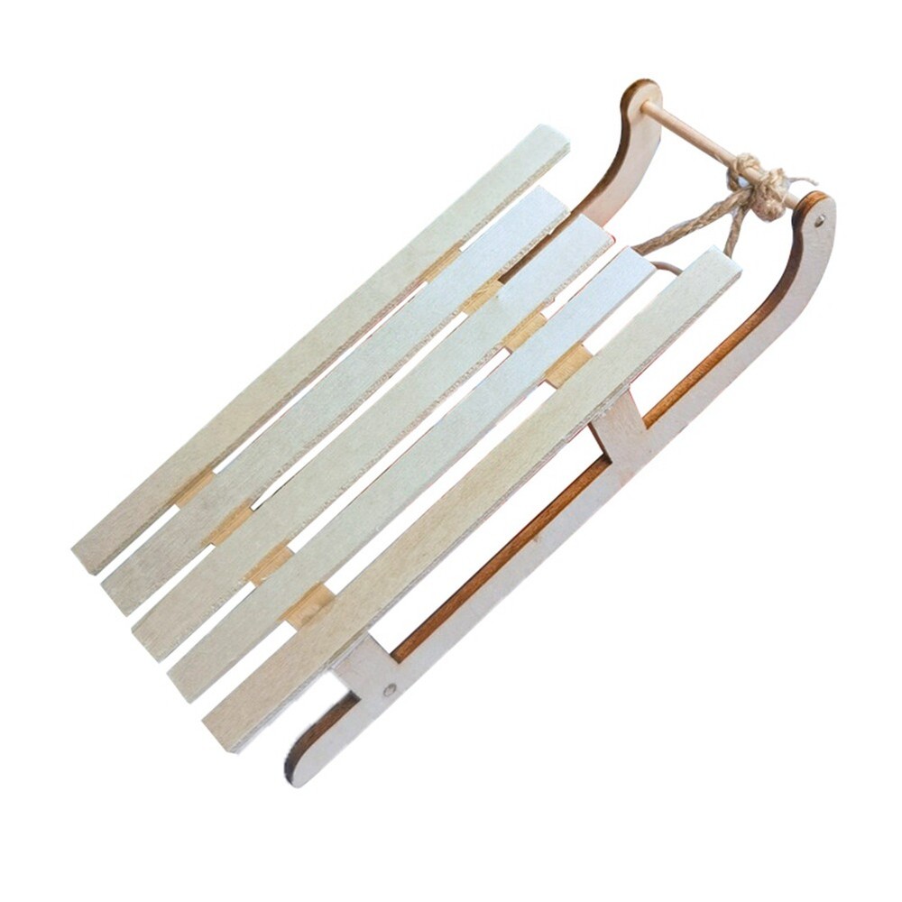 5Pcs Christmas Decor  Wooden Christmas Adornments J3K46215