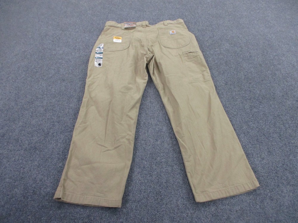Carhartt Pants Adult 40 X 30 Relaxed Rugged Flex Rigby Dungaree Work Mens NEW