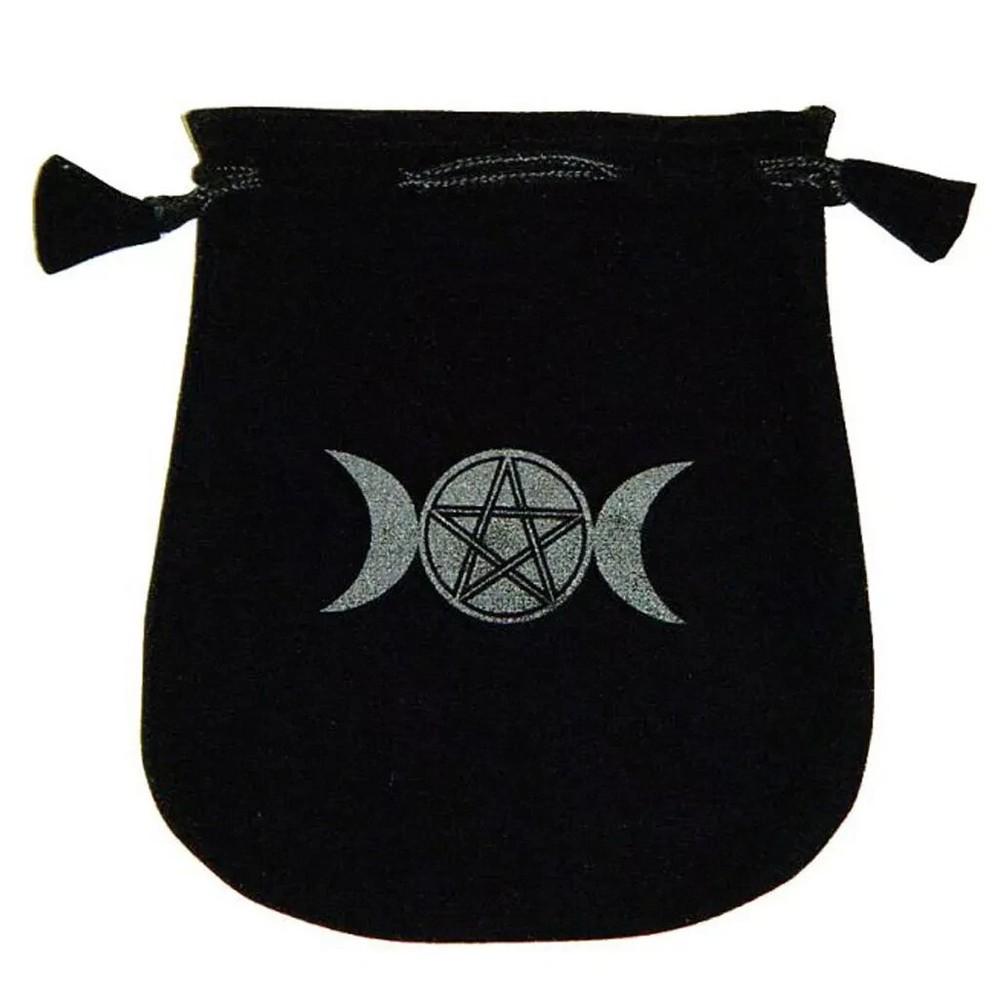 Triple Goddess Velveteen Bag  Wiccan Supplies