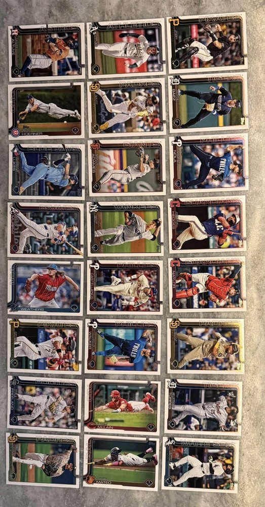 2025 Topps Series 2 Baseball 72-Card Lot Featuring Veteran Players