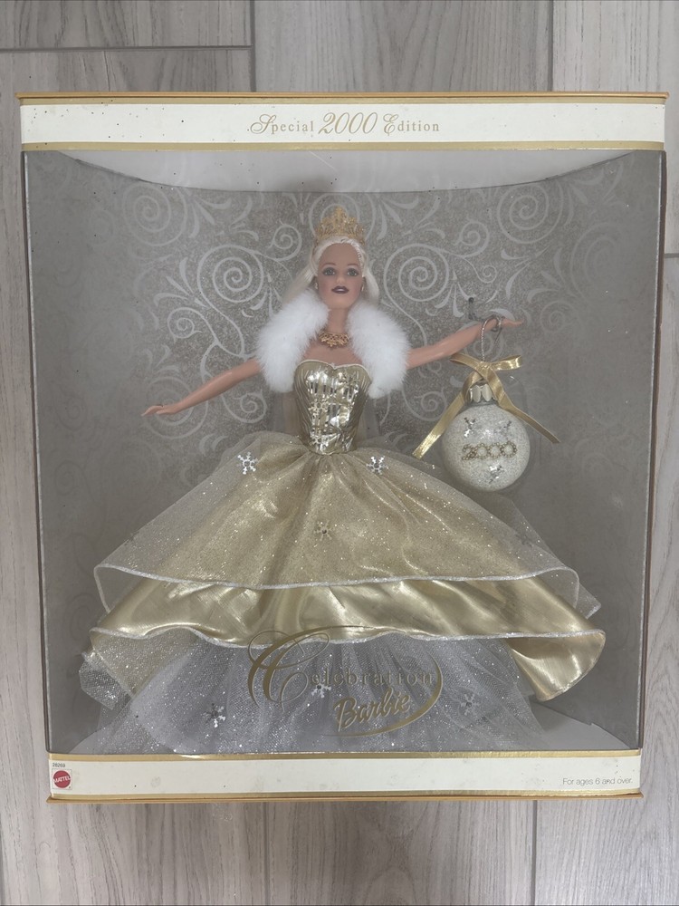 Special 2000 edition celebration barbie 28269.  NEVER OPENED!!