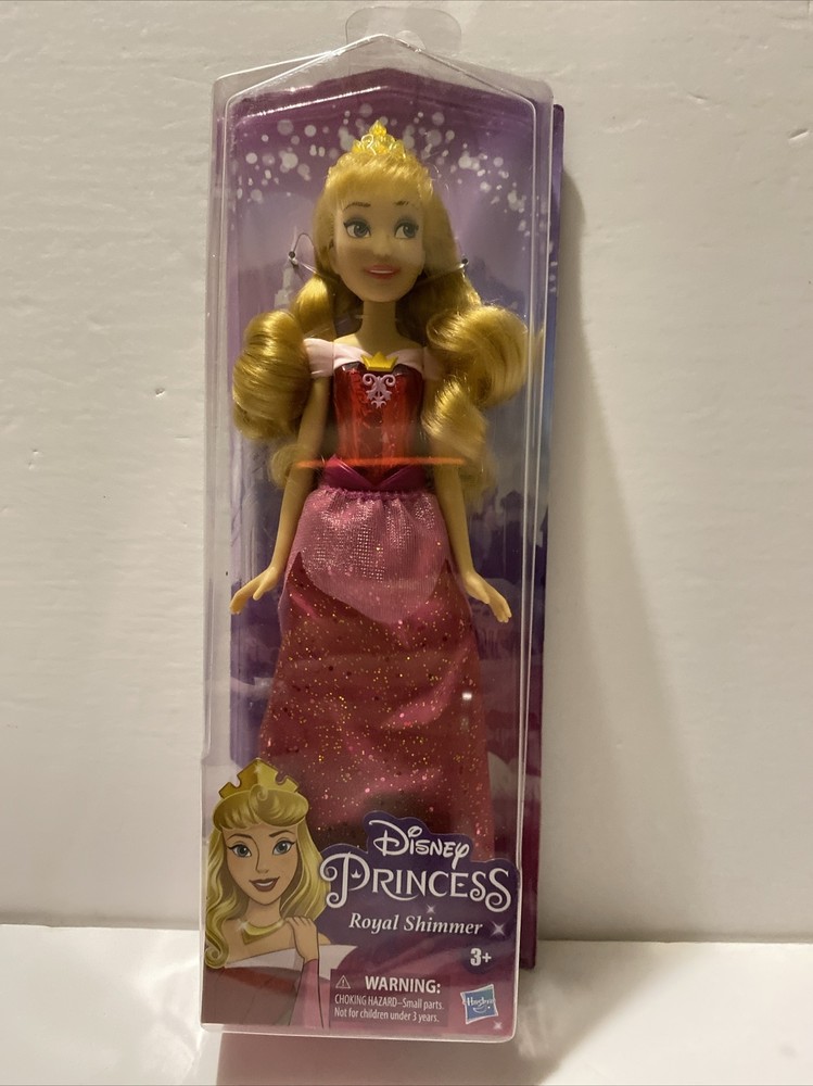 Disney Princess Royal Shimmer Aurora Sleeping Beauty Doll In Pink Dress Hasbro