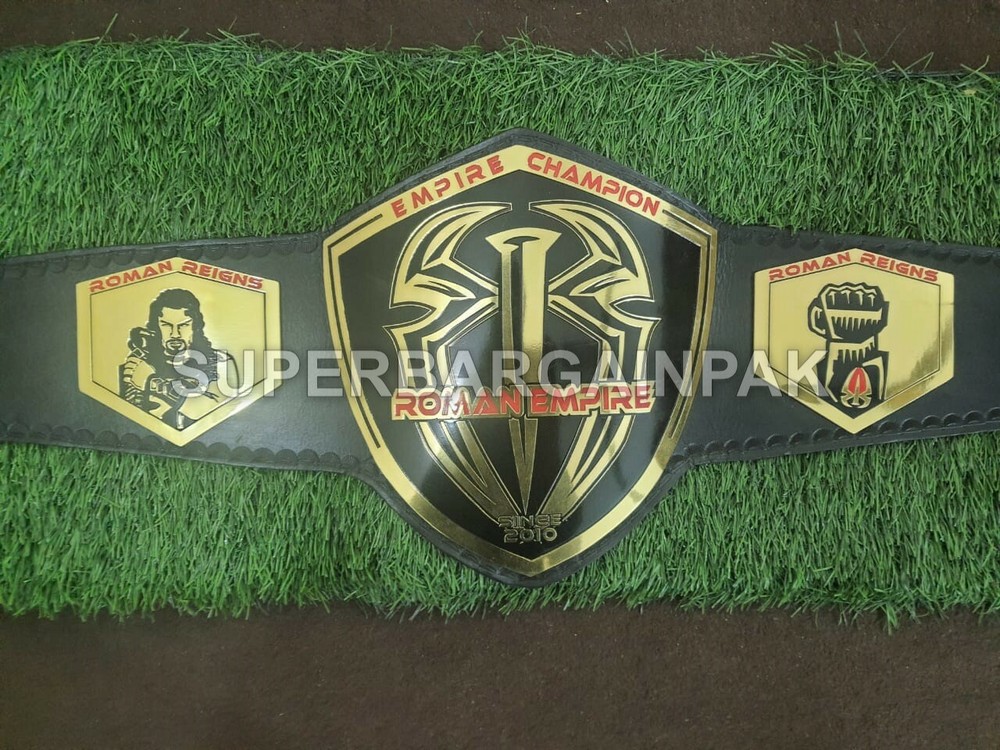 ROMAN EMPIRE WRESTLING CHAMPIONSHIP BELT ADULT SIZE FLOPPY LEATHER STRAP