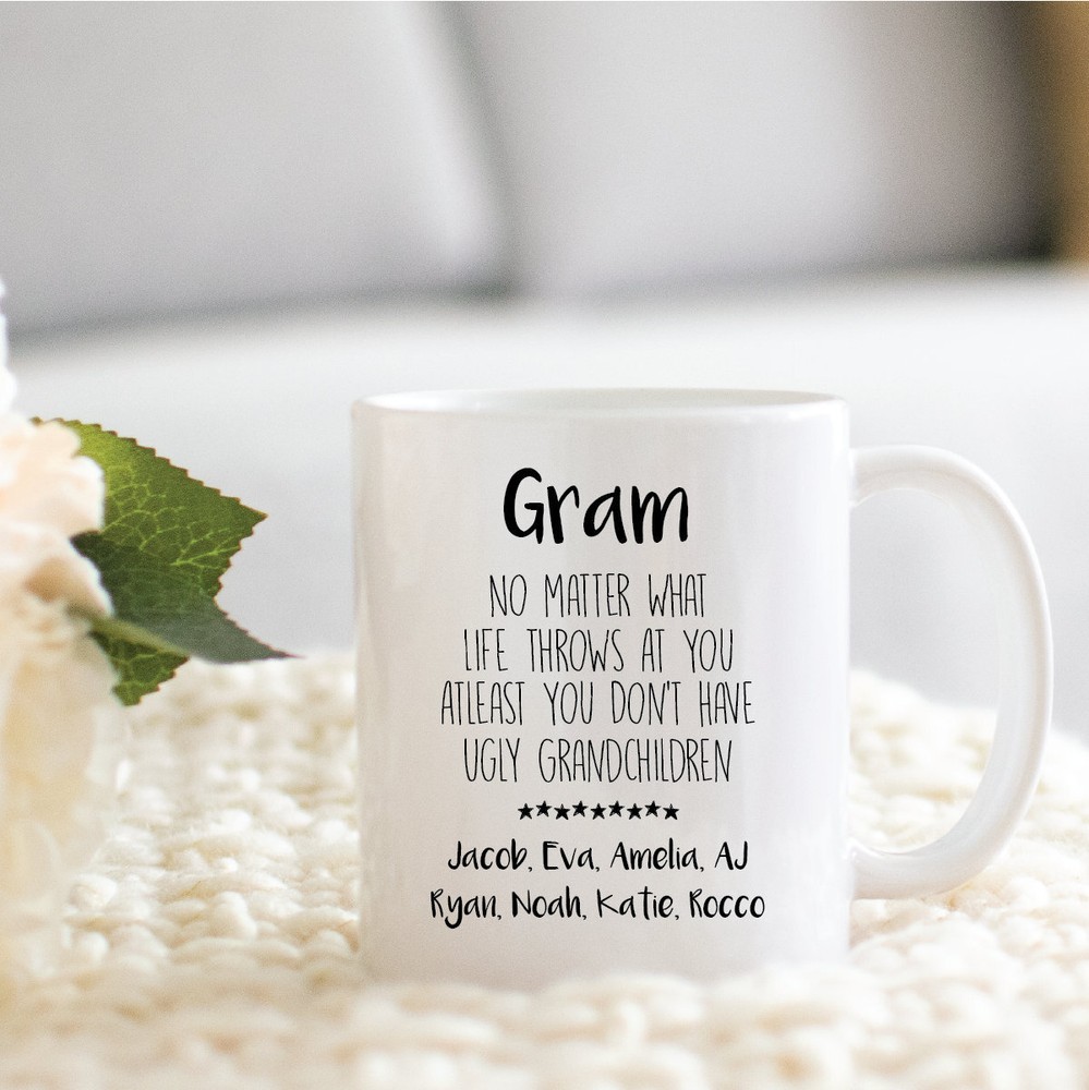 Personalized Gift For Gram Funny Gram Mug Christmas Birthday Cup For Gram
