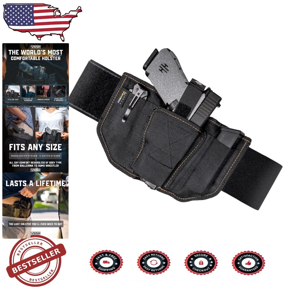 Lightweight IWB Belly Band Holster for Women - Comfortable Concealed Carry