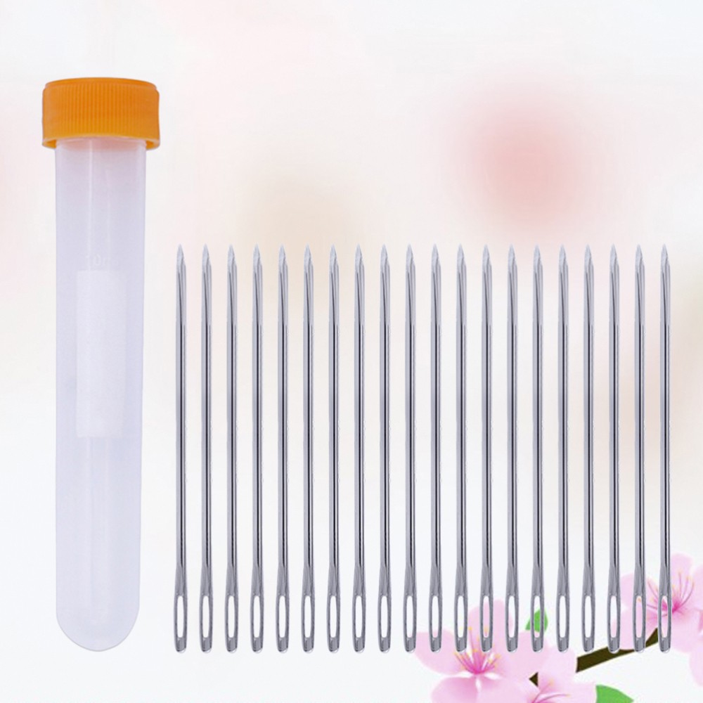 20 Pcs Large-Eye Blunt Needles for Safe Sewing and Stitching  