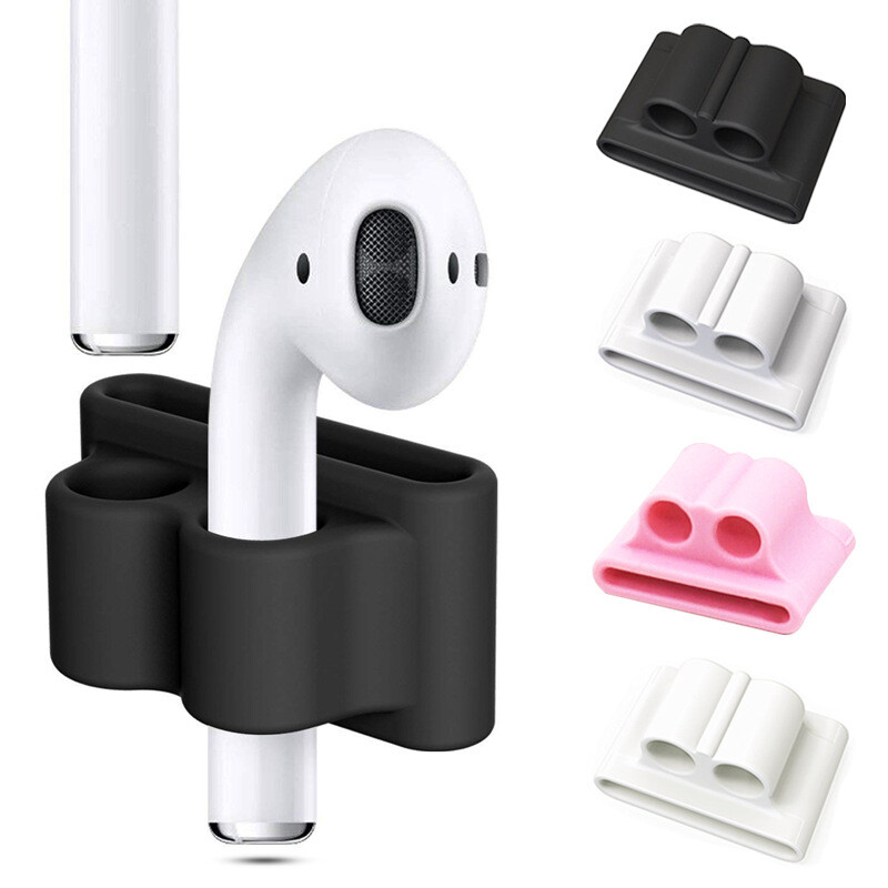 For AirPods Silicone Protective Holder Watch Band Shockproof Anti Lost Case