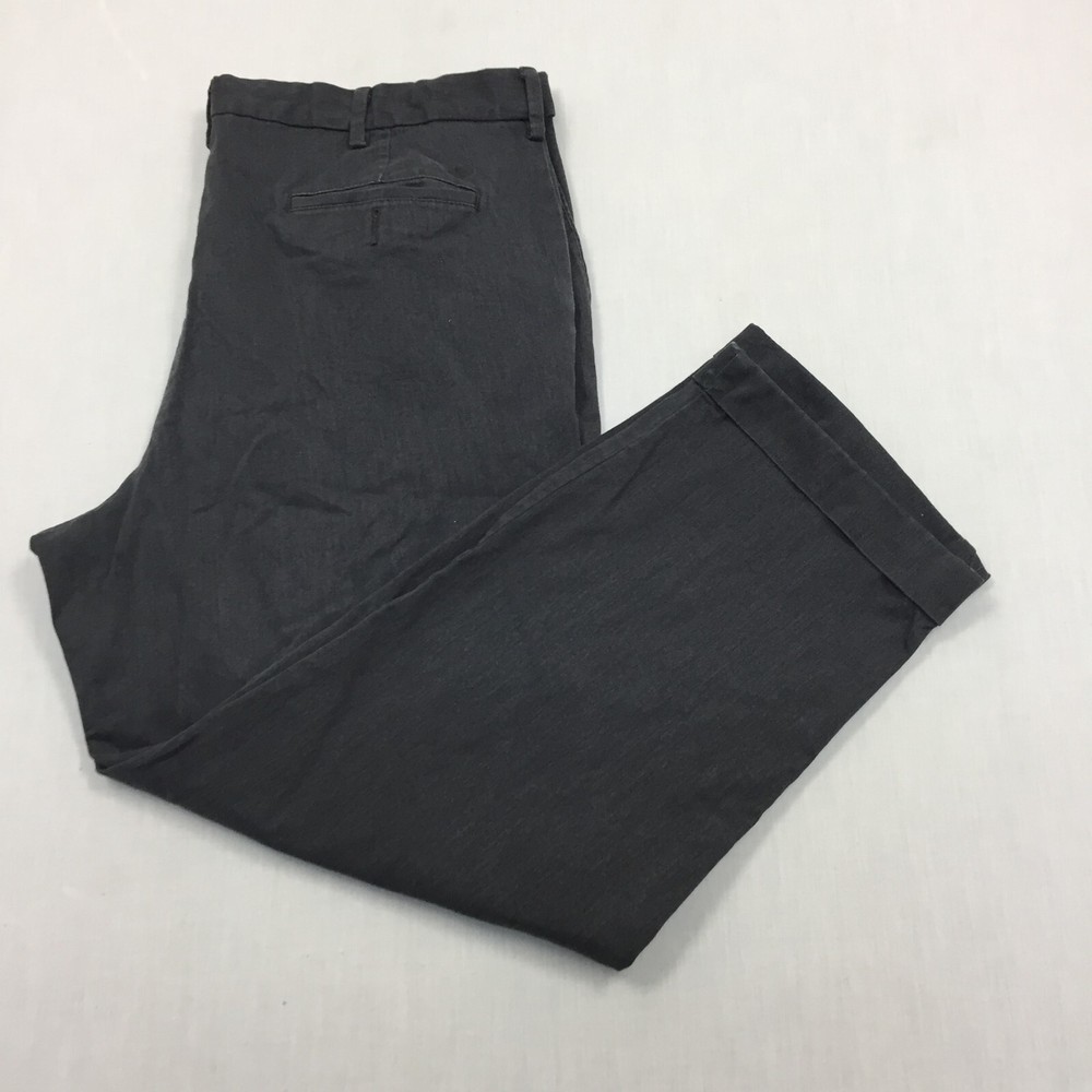 Dockers Chino Trousers Cotton Pants Relaxed Fit Mens Size 40W 30L Grey