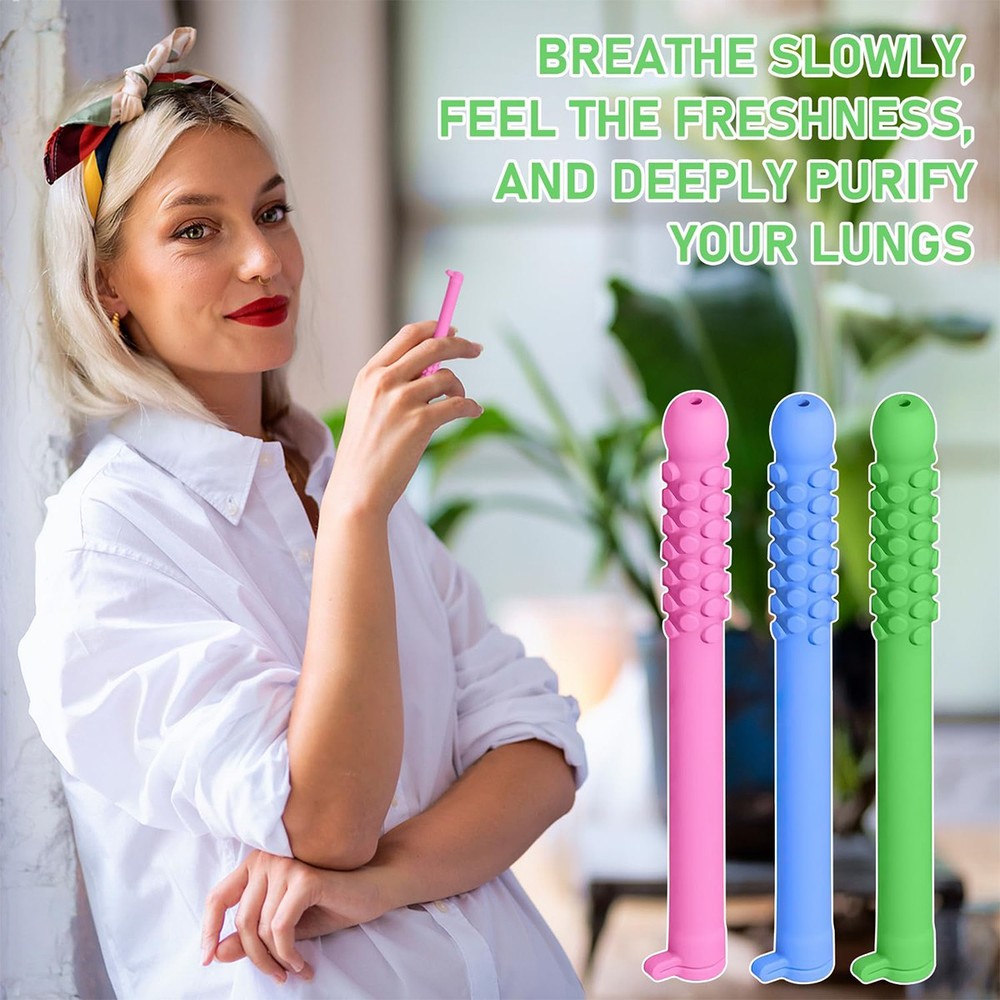 3PCS Chewable Essential Oil Breath Freshener Sticks for Fresh Breath  