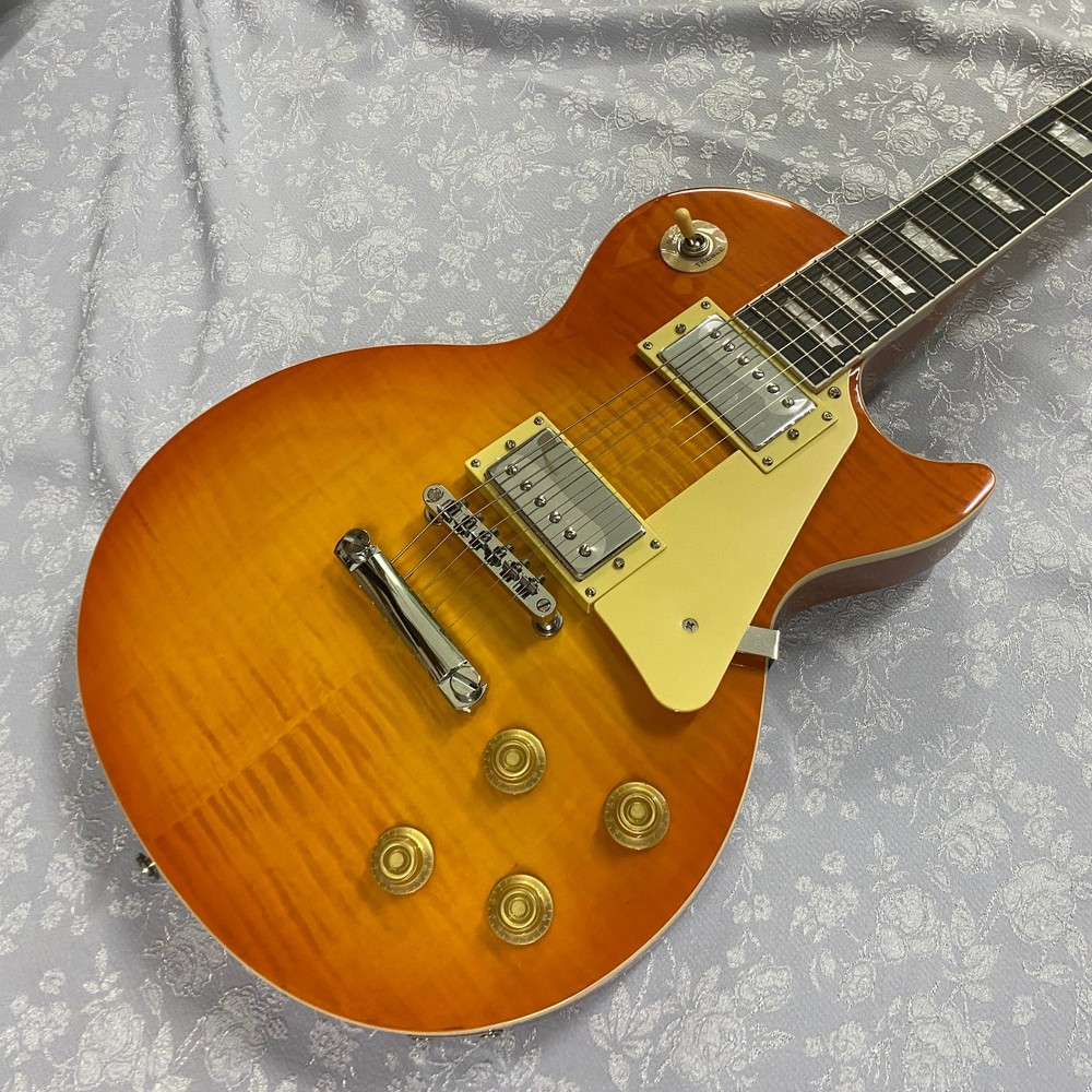 SHIP FROM US LP electric guitar flame maple top rosewood fingerboard 22frets