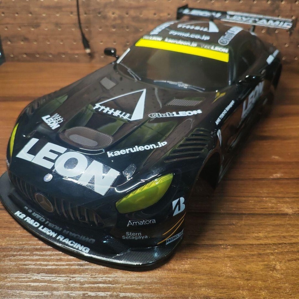 Tamiya Mercedes AMG RC car body shell unpainted