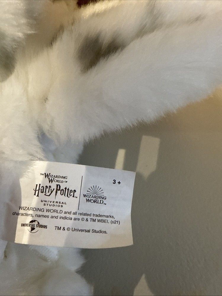 Harry Potter Owl Puppet Hedwig Plush Universal Wizarding World Swivel Head
