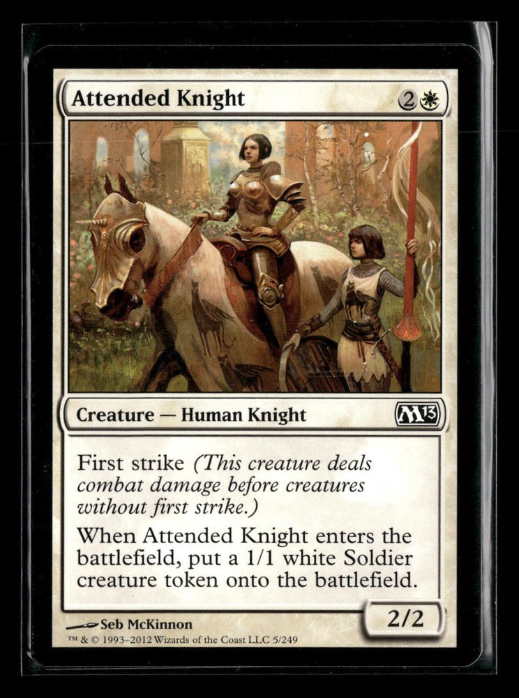 Knight MTG White Card #5 Magic the Gathering M13 MTG 2013 Coupon