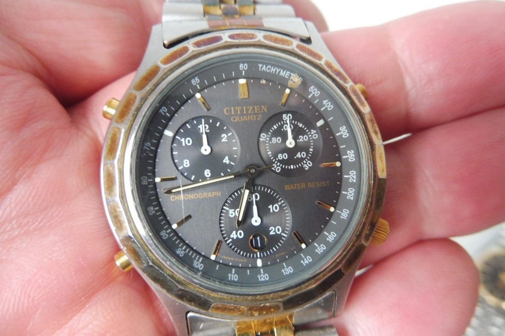 Citizen Chronograph 3510, Beautiful, old Wrist Watch, Citizen Japan