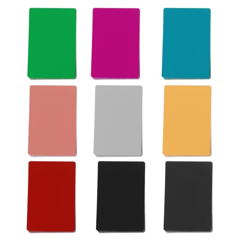 Sturdy Sublimation Business Blank Cards Round Corner Engraving for Customer 50pc