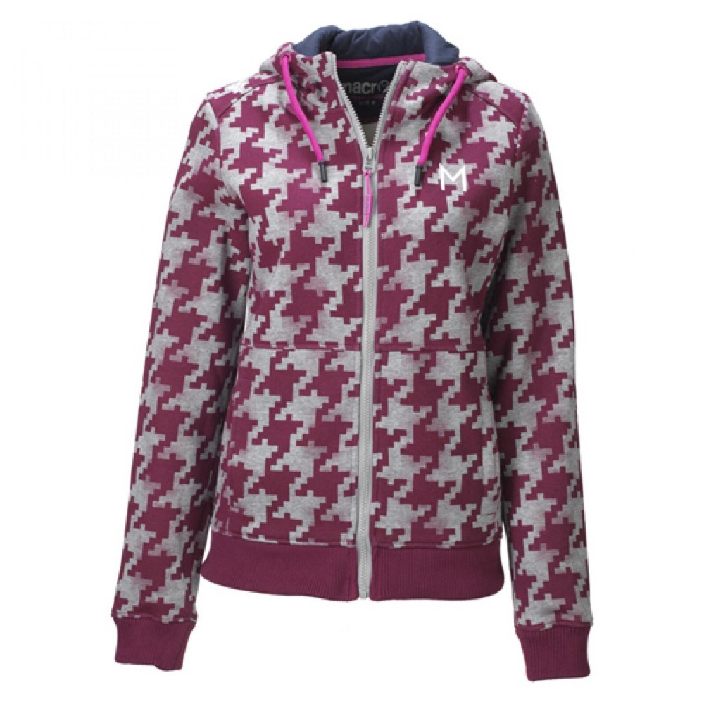 4555 Macron Research Women's Hoodie Cotton Work Hard Play Harder 58057896