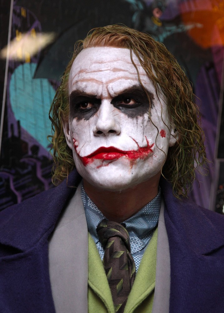 Joker 1:1 Life Size Silicone Bust The Dark Knight Heath Ledger Batman Bobby C