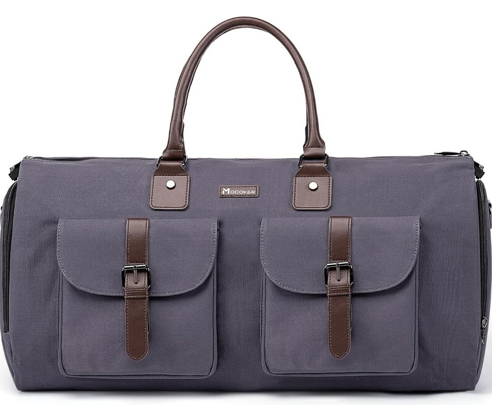 Modoker Convertible Weekender Carry On Duffle Canvas Bag for Travel