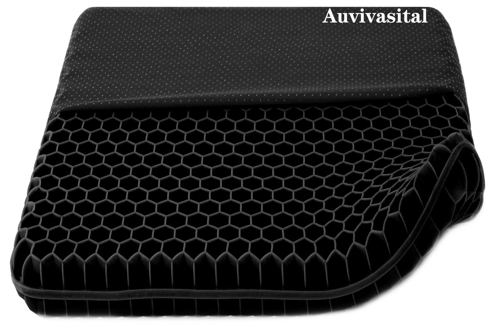 Plus Size Gel Seat Cushion for Long Sitting, Extra Large and Thick Pressure R...