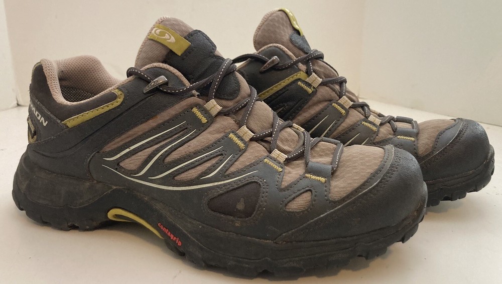 Salomon Ellipse Womens Hiking Trail Running Shoes Size 7 No Insoles