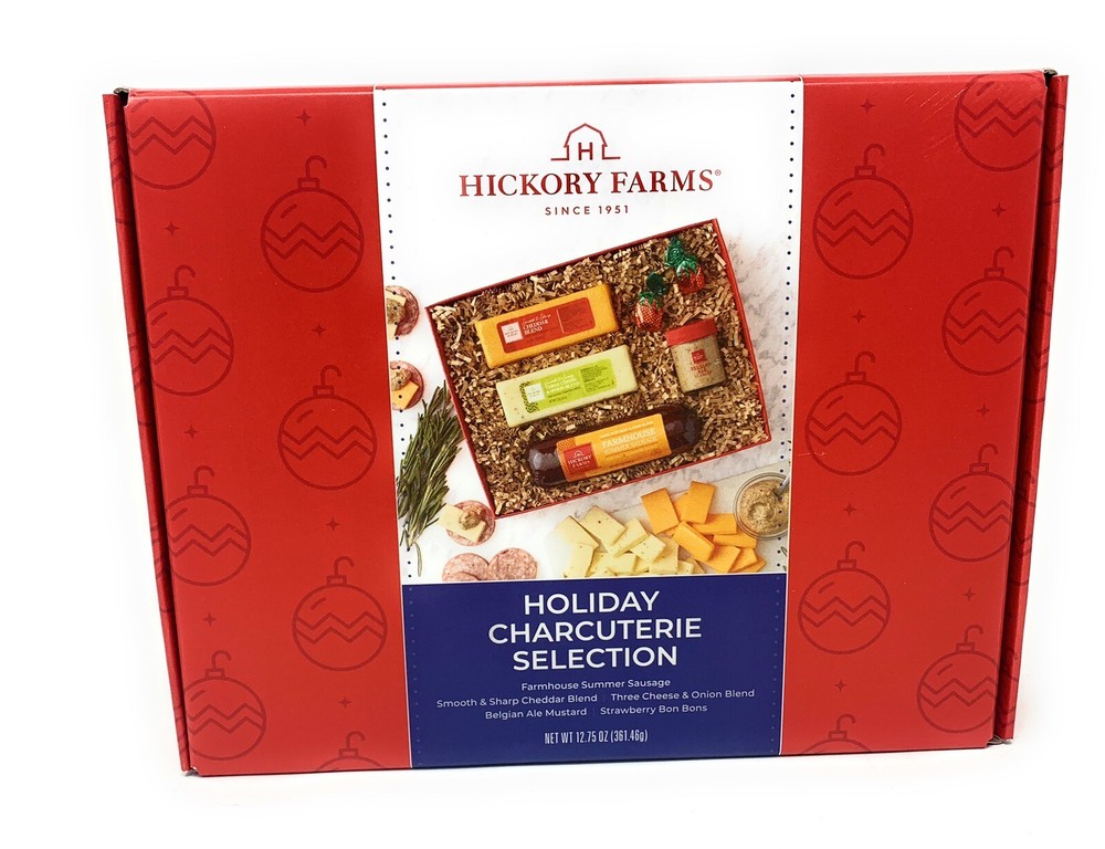 Hickory Farms Holiday Charcuterie Selection 12.75oz Gift Box-NEW!