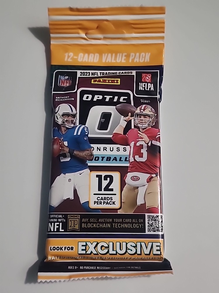 2023 Panini Optic Football 12 Card Jumbo Value Sealed Fat Pack *SHIPS SAME DAY*