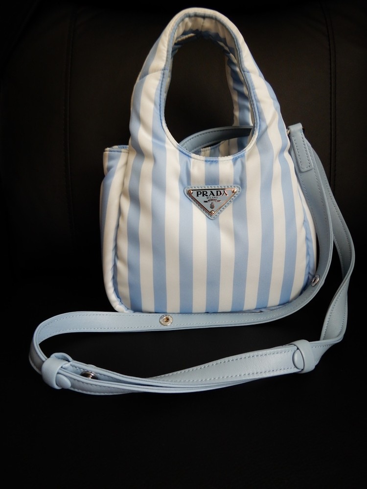 Guaranteed authentic PRADA Nylon Tessuto Tote / Crossbody Bag