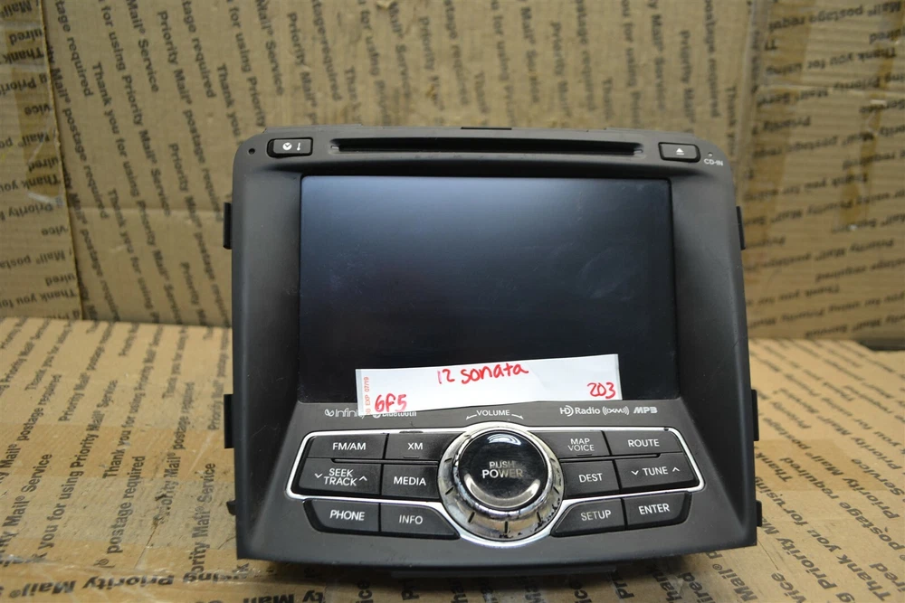 2012 Sonata Hyundai Navigation GPS Screen Radio CD SAT Mp3 Infinity Bluetooth
